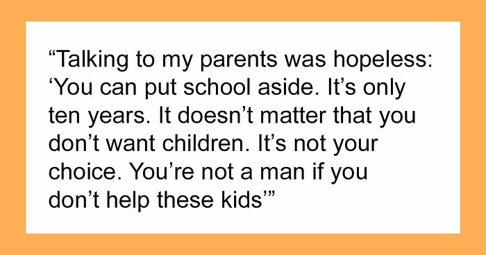 23YO Gets Disowned Because He Didn’t Want To Put His Life On Pause For Relatives