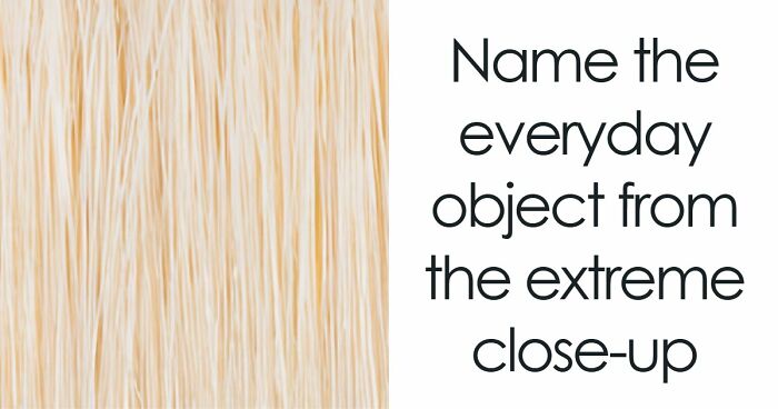 “Think Your Eyes Are Sharp?”: Identify These 16 Everyday Objects From Extreme Close-Ups
