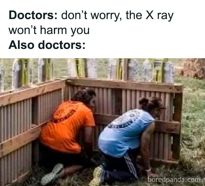 Doctors say X ray is safe but act cautiously meme