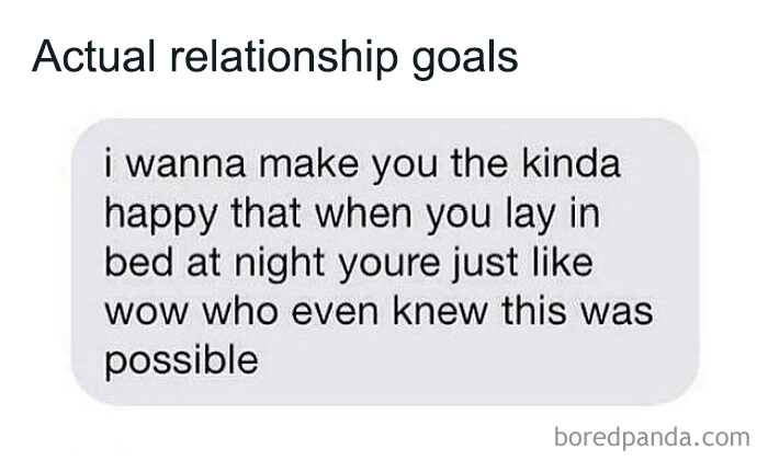 A text message with a sweet post about making someone so happy they question how such love is possible.
