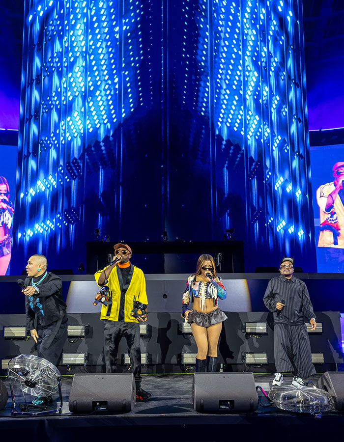 Fans Furious Over "Temu Fergie" After Spotting What She Was Doing During Black Eyed Peas Concert Fans Furious Over "Temu Fergie" After Spotting What She Was Doing During Black Eyed Peas Concert