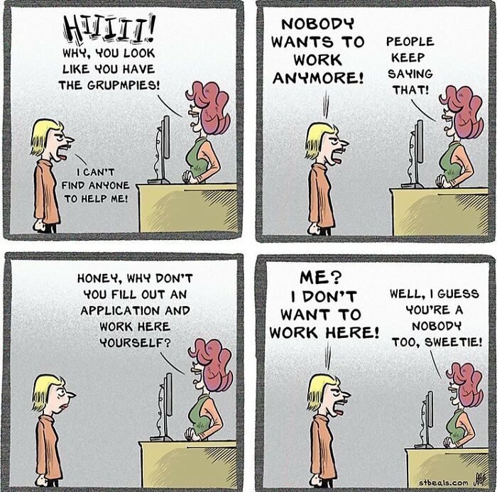 The Best 100 “Adult Children” Comics About Customer Service Chaos And Workplace Struggles (Part 1)