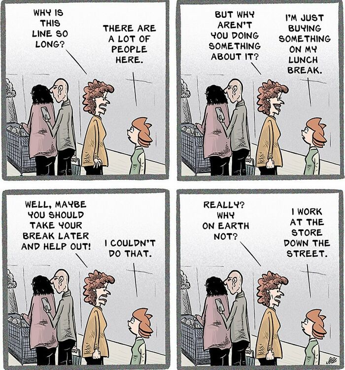 The Best 100 “Adult Children” Comics About Customer Service Chaos And Workplace Struggles (Part 1)