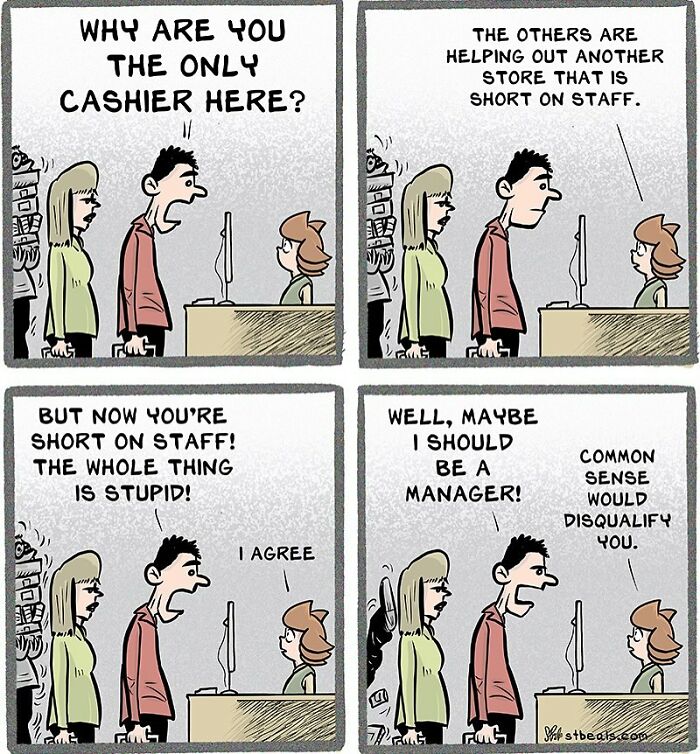 The Best 100 “Adult Children” Comics About Customer Service Chaos And Workplace Struggles (Part 1)