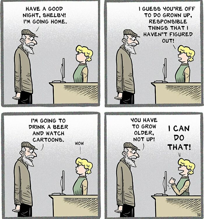 The Best 100 “Adult Children” Comics About Customer Service Chaos And Workplace Struggles (Part 1)
