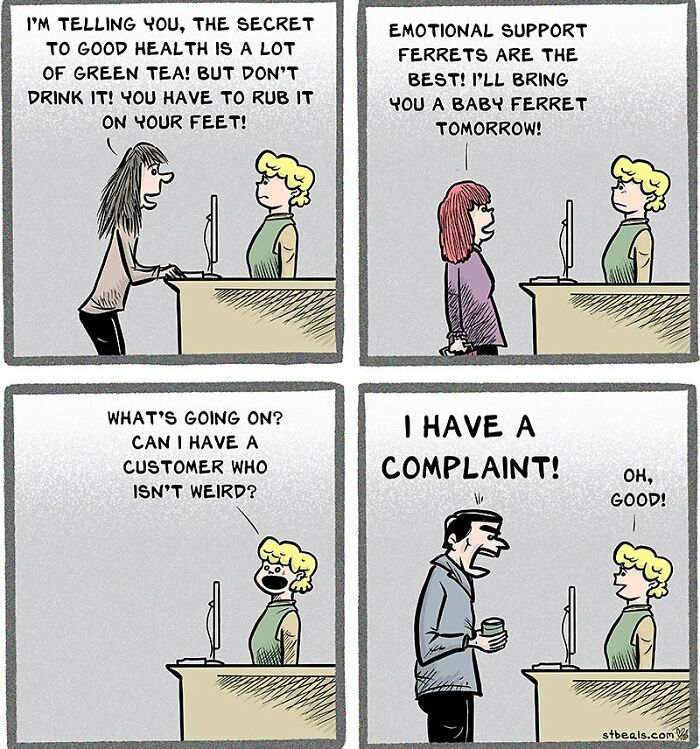 The Best 100 “Adult Children” Comics About Customer Service Chaos And Workplace Struggles (Part 1)