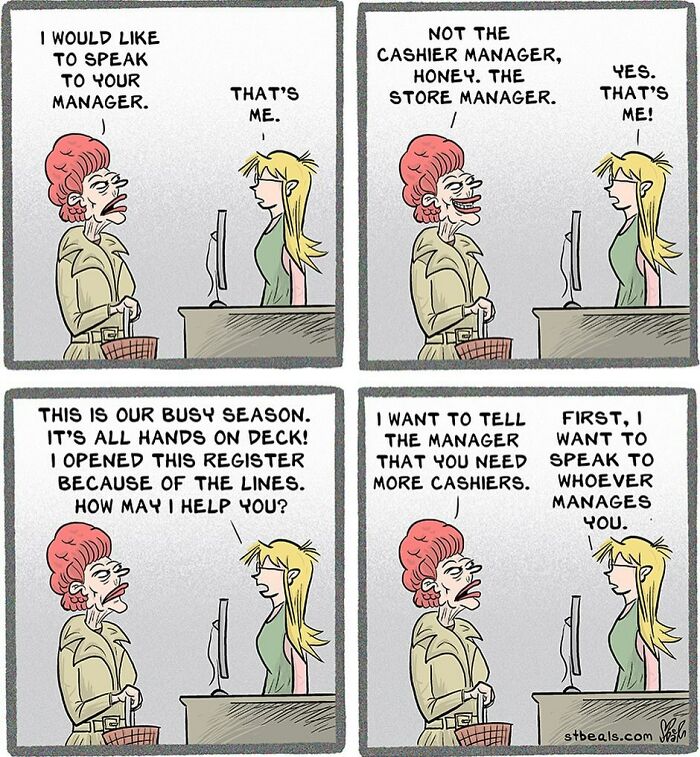 The Best 100 “Adult Children” Comics About Customer Service Chaos And Workplace Struggles (Part 1)