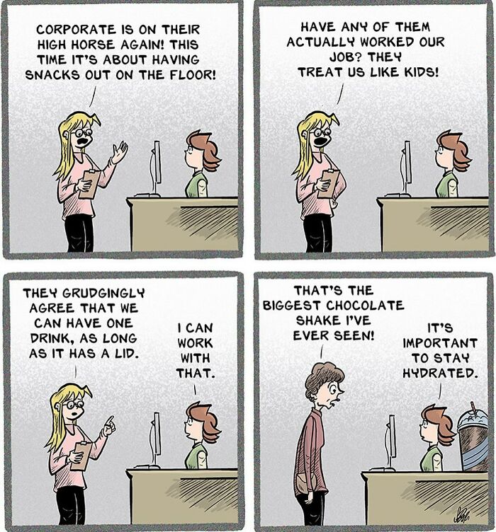 The Best 100 “Adult Children” Comics About Customer Service Chaos And Workplace Struggles (Part 1)