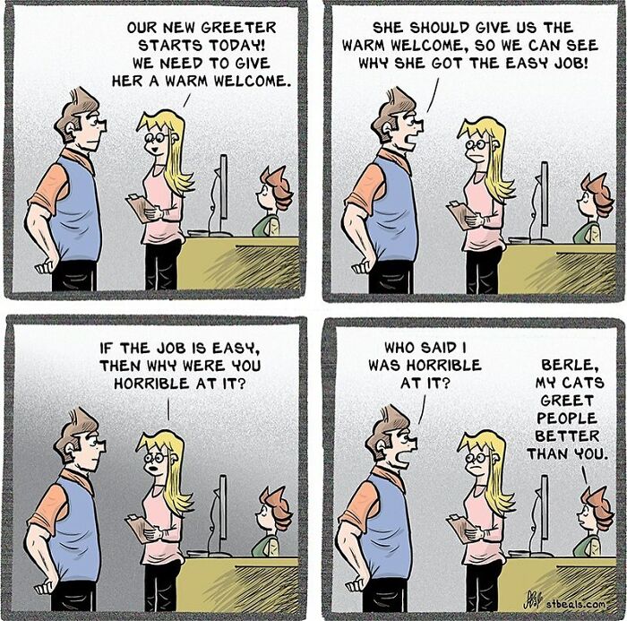 The Best 100 “Adult Children” Comics About Customer Service Chaos And Workplace Struggles (Part 1)