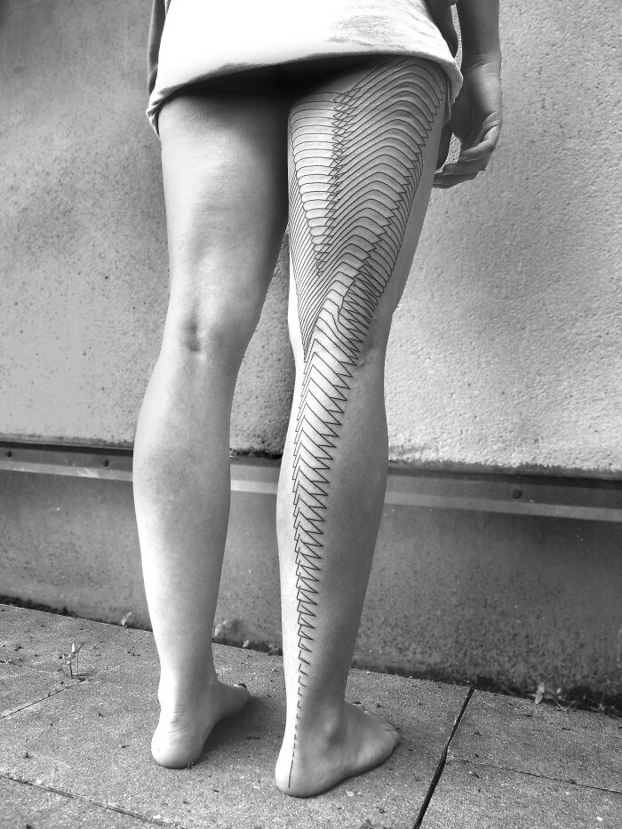 The Language Of Lines: Tattooing Motion, Space, And Minimalism