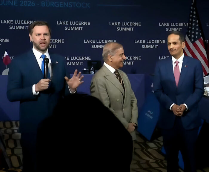 JD Vance speaking at a summit with two other men, discussing his marriage confessions. JD Vance speaking at a summit with two other men, discussing his marriage confessions.