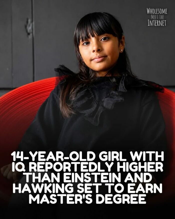 14-year-old girl with high IQ set to earn master's degree at young age