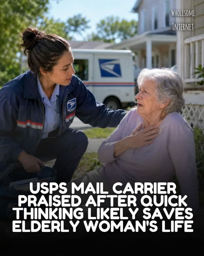 USPS mail carrier praised for saving elderly woman’s life