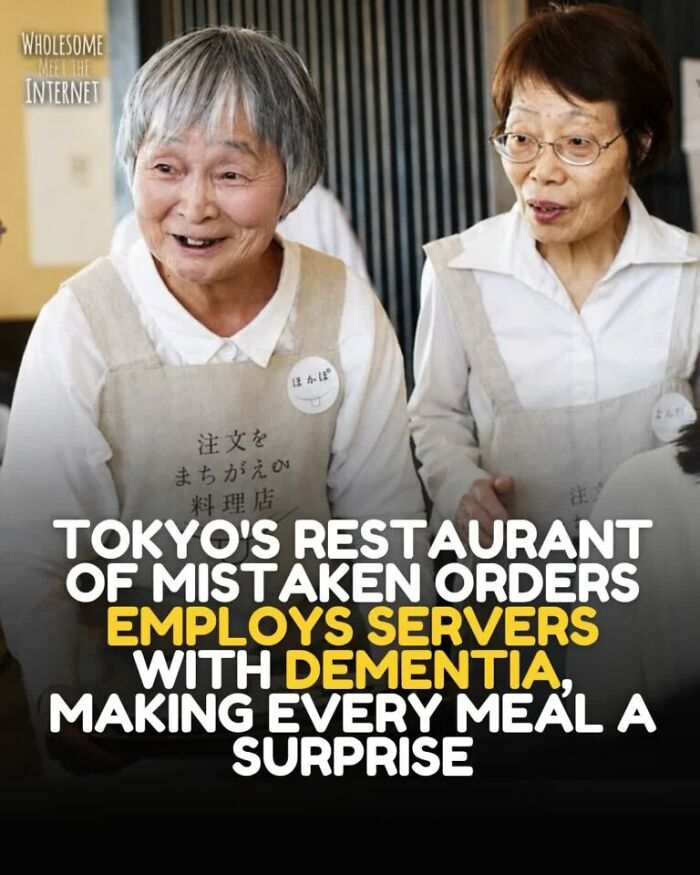 Wholesome meets the internet Tokyo restaurant employs servers with dementia
