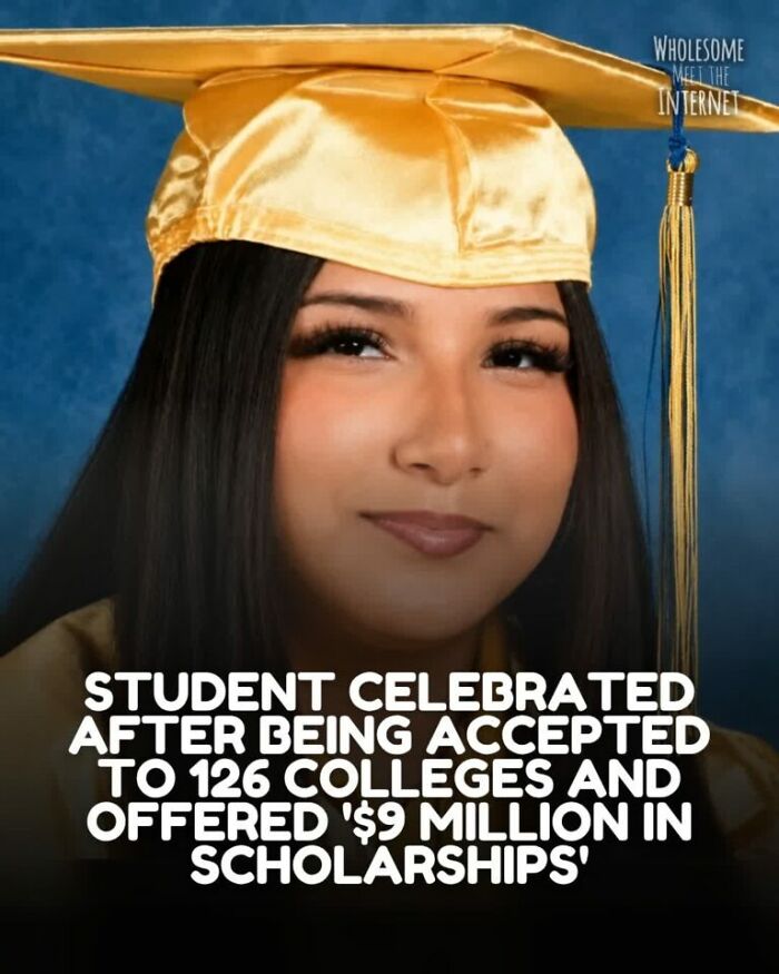 Student celebrated for being accepted to 126 colleges with 9 million in scholarships