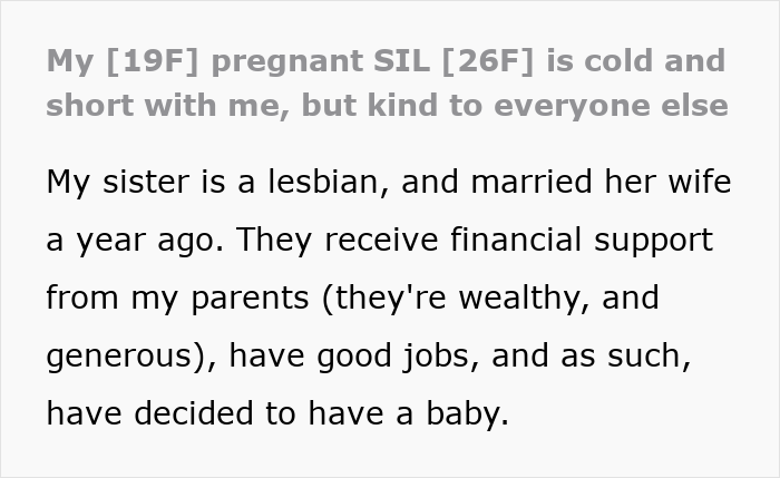 Pregnant Woman Loses Cash Cow In-Laws After Acting Mean Toward 19YO SIL And Angering Wife Pregnant Woman Loses Cash Cow In-Laws After Acting Mean Toward 19YO SIL And Angering Wife