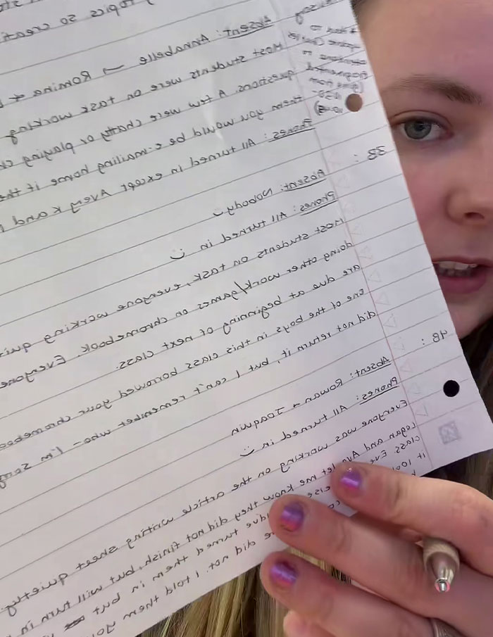 Teacher Learns Something About Herself After Student Points One Thing Out
