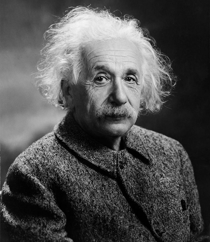 Black and white portrait of a man with wild white hair symbolizing romanticized historical figures