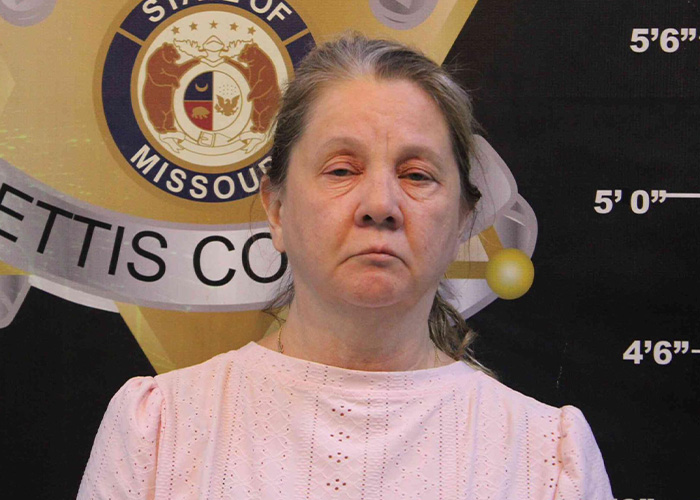 Mugshot of woman involved in hotel swimming pool incident in Missouri