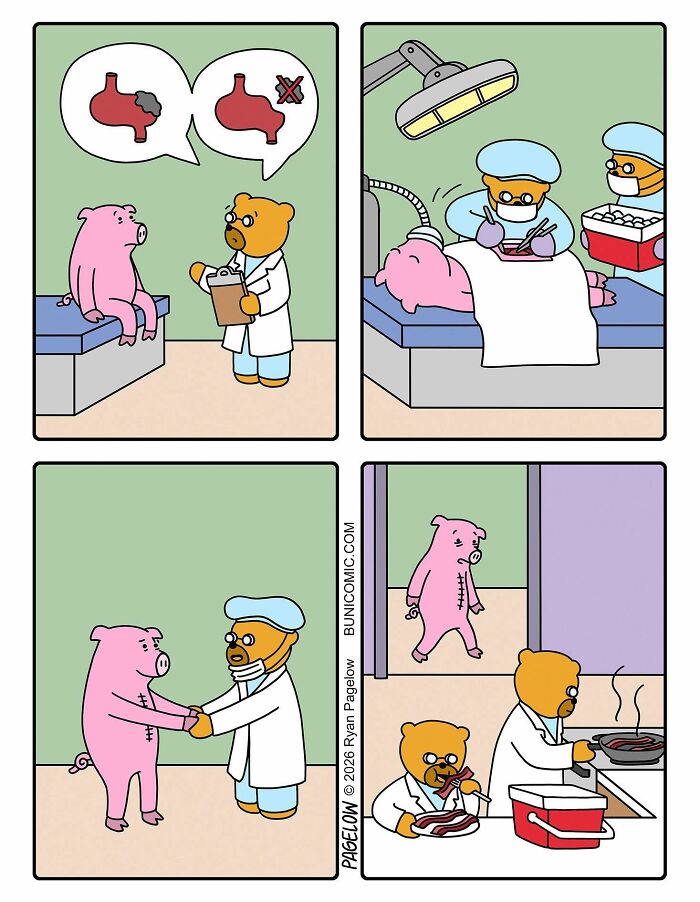These Bear Characters Star In Hilariously Twisted Comics That Turn Everyday Logic Completely Upside Down (40 Pics)