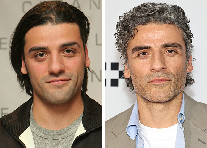 Oscar Isaac, demonstrating how some men were made for getting older, becoming hunkier with age.