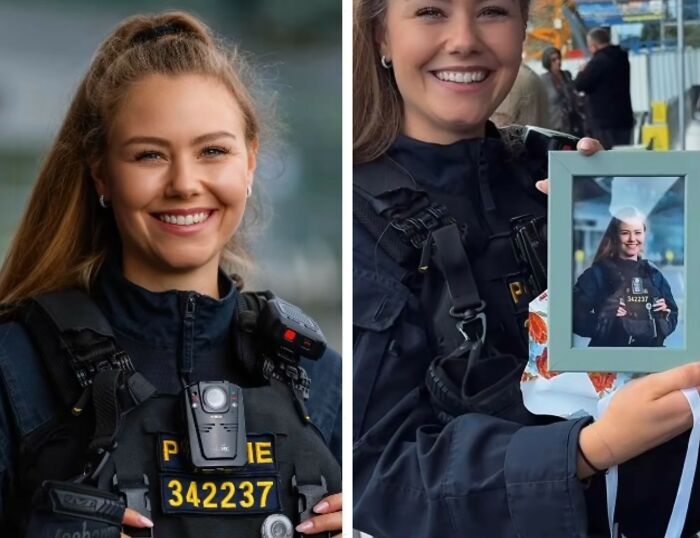 This Photographer Surprised 25 Police Officers And Soldiers By Handing Them Free Portraits He Had Just Taken