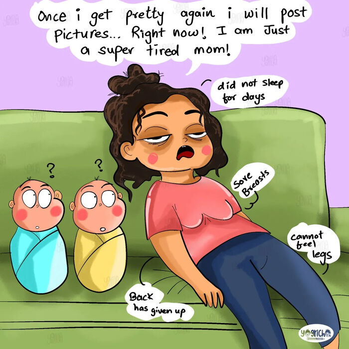 This Artist’s New Comics About Motherhood, Marriage, And Family Life Are More Honest And Relatable Than Ever (38 New Pics)