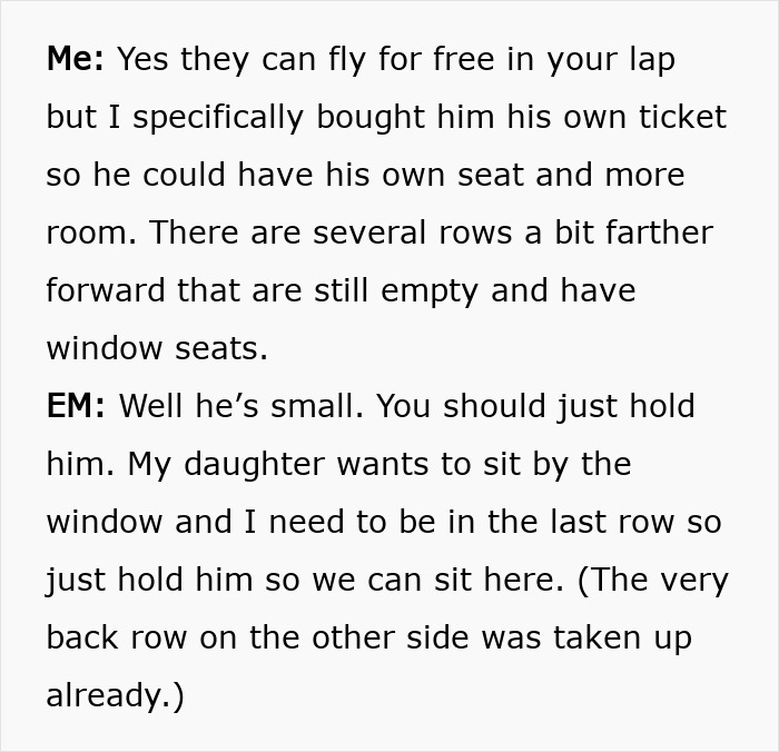 Entitled Mother Tries To Force Toddler Out Of Paid Seat, And The Flight Attendant's Move Is Pure Satisfaction