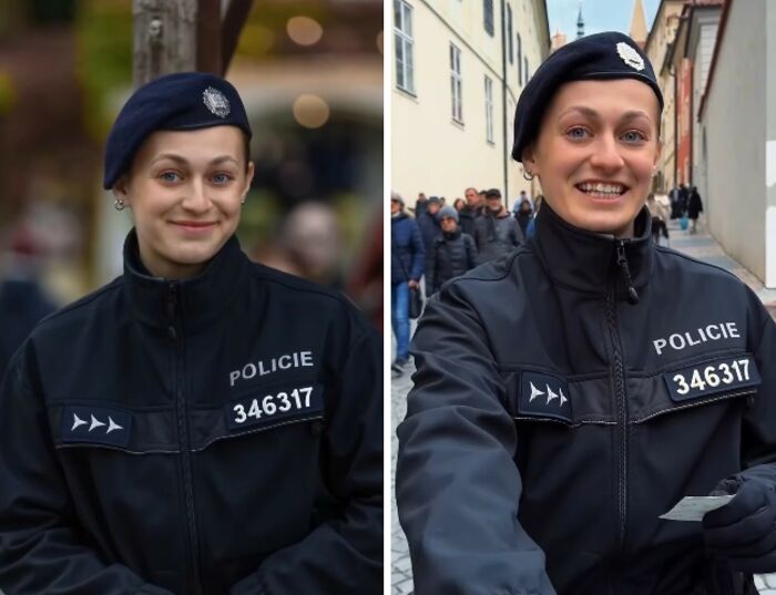 This Photographer Surprised 25 Police Officers And Soldiers By Handing Them Free Portraits He Had Just Taken