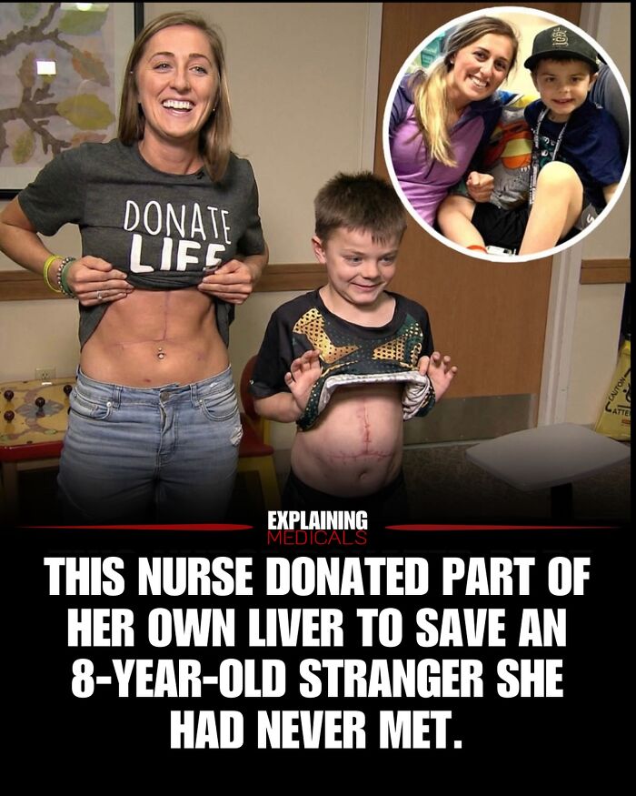 Nurse donates part of her liver to save eight-year-old stranger