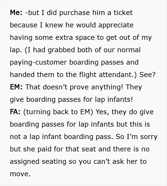 Entitled Mother Tries To Force Toddler Out Of Paid Seat, And The Flight Attendant's Move Is Pure Satisfaction