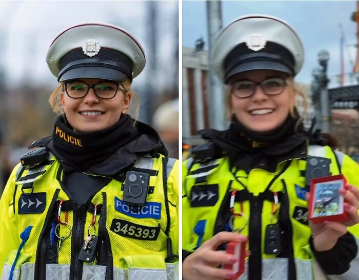 This Photographer Surprised 25 Police Officers And Soldiers By Handing Them Free Portraits He Had Just Taken