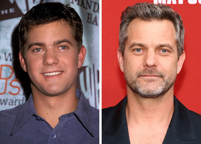 Joshua Jackson getting hunkier with age: a side-by-side comparison.