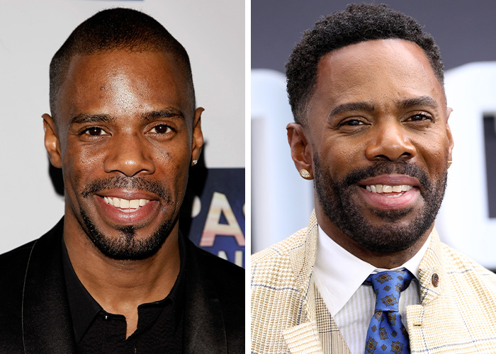 Colman Domingo getting hunkier with age: a side-by-side comparison.