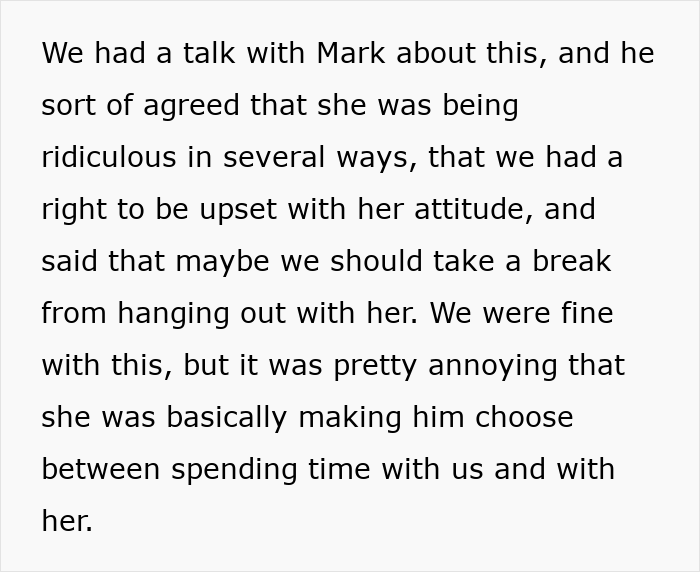 Text discussing relationship issues and taking a break from a friend Text discussing relationship issues and taking a break from a friend