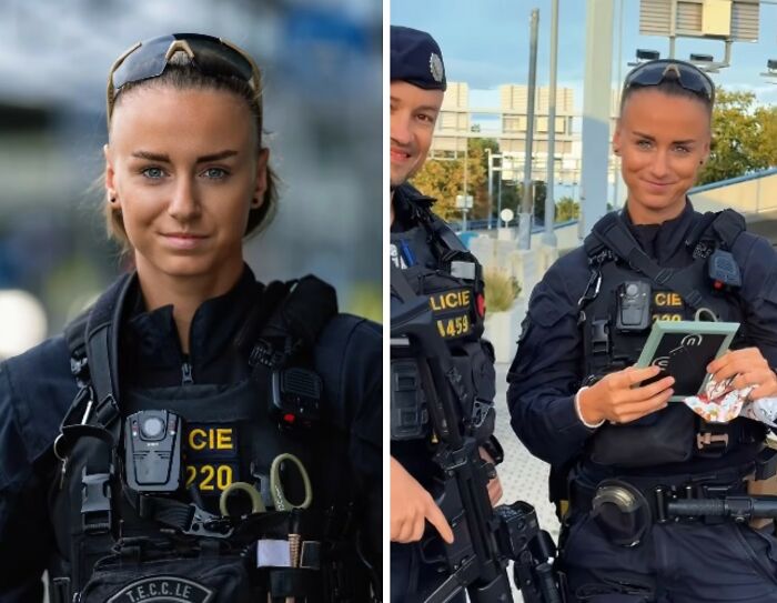 This Photographer Surprised 25 Police Officers And Soldiers By Handing Them Free Portraits He Had Just Taken