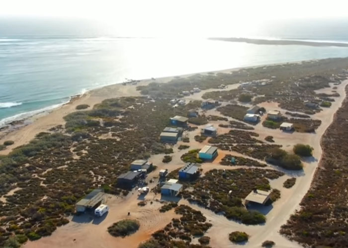 Aerial view of coastal campsite area where 4-year-old girl vanished Aerial view of coastal campsite area where 4-year-old girl vanished