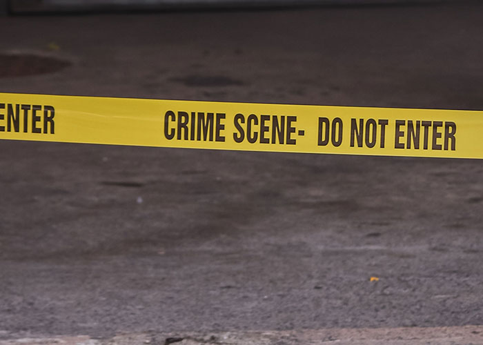 Crime scene tape with 'Crime Scene - Do Not Enter' text, symbolizing that family isn't everything.