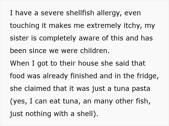 Sister Thinks Woman's Allergy Is A Lie, Her "Test" Gets Her Arrested Sister Thinks Woman's Allergy Is A Lie, Her "Test" Gets Her Arrested