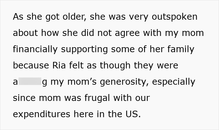 Entitled Aunt Tells Niece She Wants Nothing From Her, Gets Exactly That When The Money Stops Coming Entitled Aunt Tells Niece She Wants Nothing From Her, Gets Exactly That When The Money Stops Coming