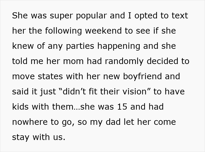 Text snippet explaining how the woman's sister came to live with her. Text snippet explaining how the woman's sister came to live with her.