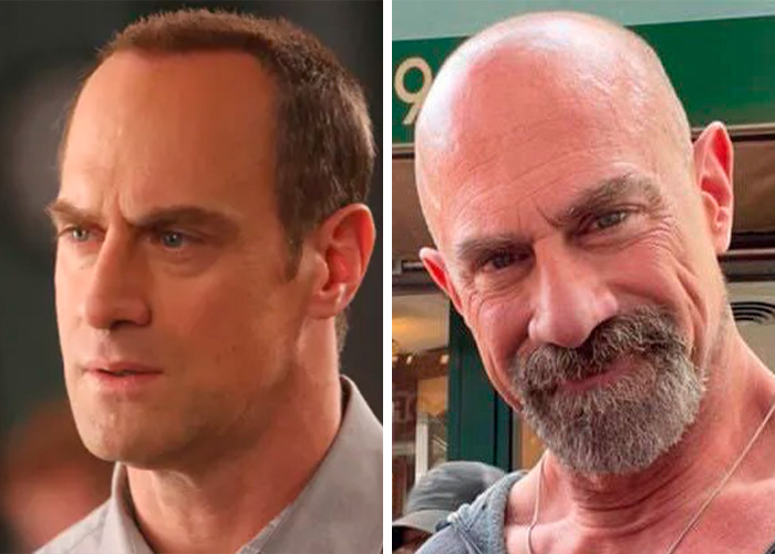Christopher Meloni, a star who got hunkier with age, exemplifying men getting older gracefully.
