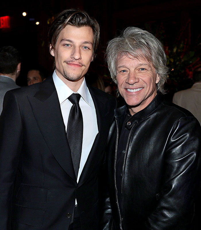 Jon Bon Jovi and Jesse Bongiovi, famous dad-son duo, look like clones of each other, celebrating Father's Day.