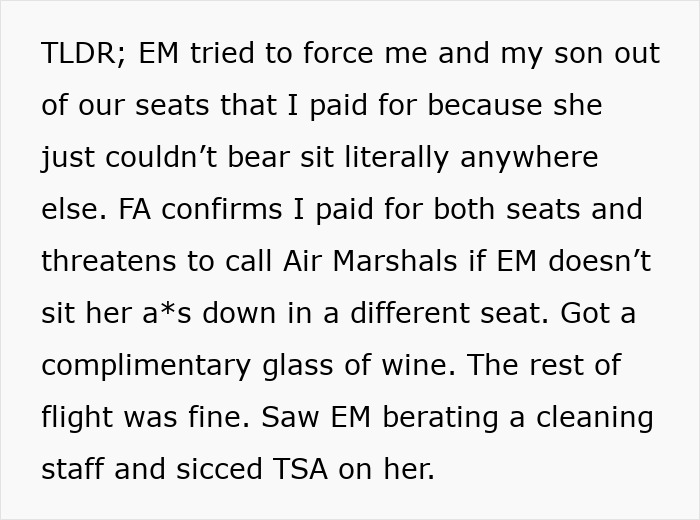 Entitled Mother Tries To Force Toddler Out Of Paid Seat, And The Flight Attendant's Move Is Pure Satisfaction