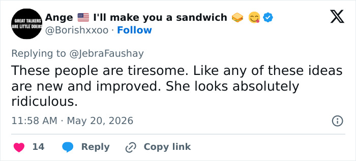 Tweet criticizing black grills and calling the look ridiculous Tweet criticizing black grills and calling the look ridiculous