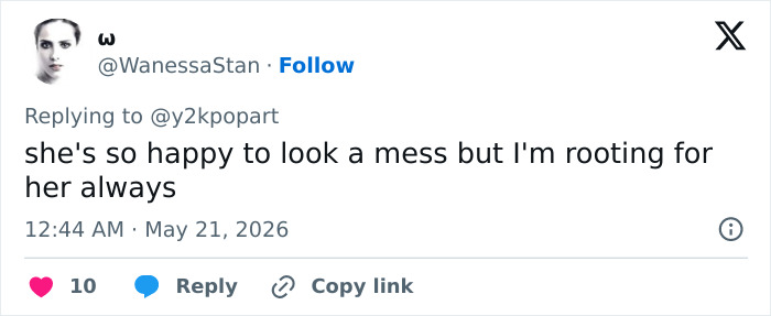 Tweet praising Amanda Bynes after her 40lb weight loss and major change to her looks