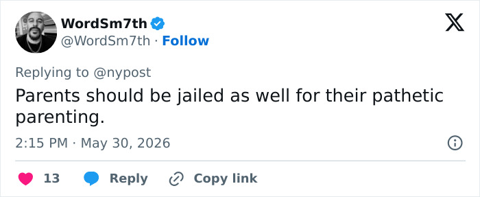 Opinion on jailing parents for poor parenting in Hell On Wheels case Opinion on jailing parents for poor parenting in Hell On Wheels case
