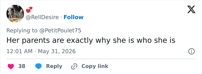 Tweet discussing parents' influence on Mackenzie Shirilla's identity Tweet discussing parents' influence on Mackenzie Shirilla's identity