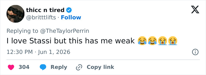 Social media reaction expressing strong emotions about Stassi Schroeder’s Sports Illustrated runway walk Social media reaction expressing strong emotions about Stassi Schroeder’s Sports Illustrated runway walk