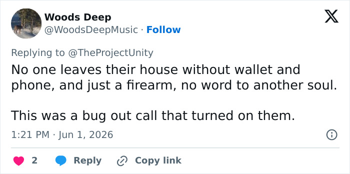 Comment on scientist disappearance noting wallet, phone, firearm left without notice Comment on scientist disappearance noting wallet, phone, firearm left without notice